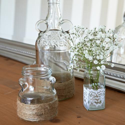 Upcycling pots en verre